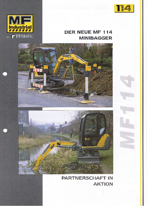 Minikotrók MF Industrial MF 114