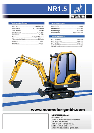 Minikotrók Neumeier NR 1.5