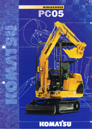 Minikotrók Komatsu PC05-7