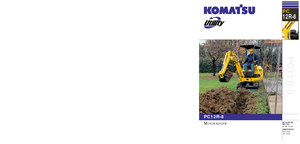 Minikotrók Komatsu PC12R-8