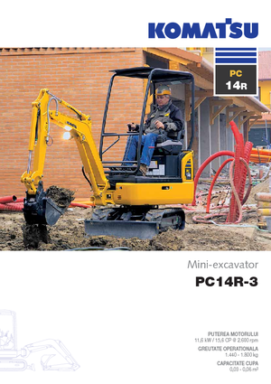 Minikotrók Komatsu PC14R-3HS 