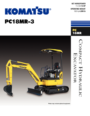 Minikotrók Komatsu PC18MR-3