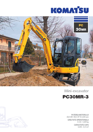 Minikotrók Komatsu PC30MR-3