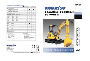 Minikotrók Komatsu PC35MR-2