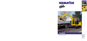 Minikotrók Komatsu PC45R-8