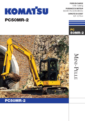 Minikotrók Komatsu PC50MR-2