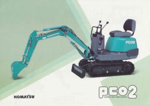 Minikotrók Komatsu PC02