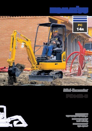 Minikotrók Komatsu PC14R-3