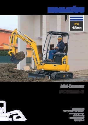 Minikotrók Komatsu PC18MR-3