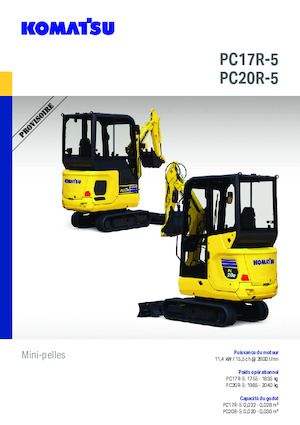 Minikotrók Komatsu PC20R-5