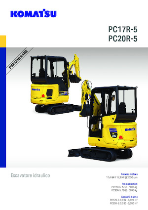 Minikotrók Komatsu PC20R-5
