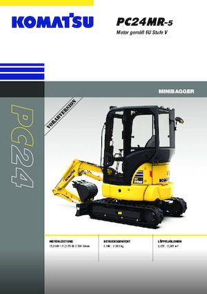 Minikotrók Komatsu PC24MR-5