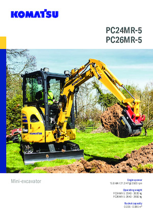 Minikotrók Komatsu PC26MR-5