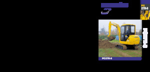 Minikotrók Komatsu PC27R-8