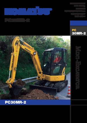 Minikotrók Komatsu PC30MR-2