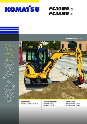 Minikotrók Komatsu PC30MR-5