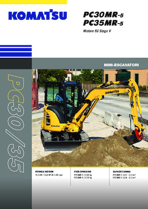 Minikotrók Komatsu PC35MR-5