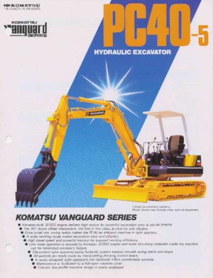 Minikotrók Komatsu PC40-5