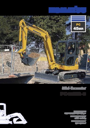 Minikotrók Komatsu PC45MR-3