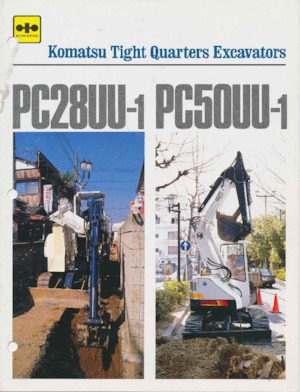 Minikotrók Komatsu PC50UU-1