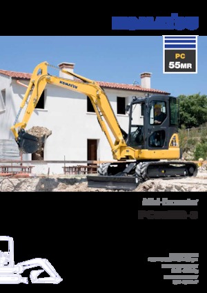 Minikotrók Komatsu PC55MR-3