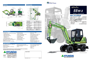 Minikotrók Hyundai R 55 W-3