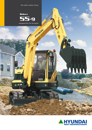 Minikotrók Hyundai R55W-9A