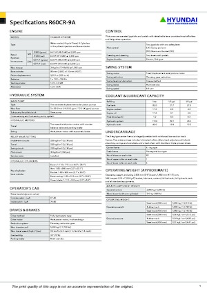 Minikotrók Hyundai R60CR-9A