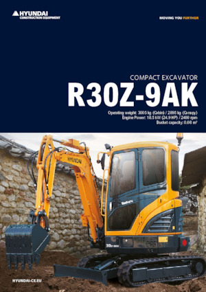Minikotrók Hyundai R30Z-9AK