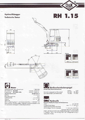 Minikotrók O&K RH 1.15