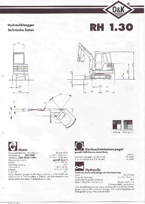 Minikotrók O&K RH 1.30