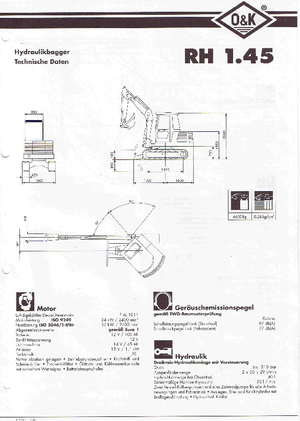 Minikotrók O&K RH 1.45