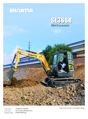 Minikotrók Shantui SE36SR