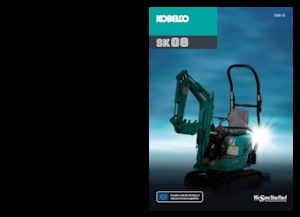 Minikotrók Kobelco SK 08 1E