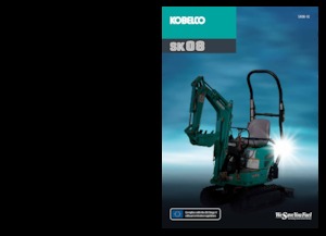 Minikotrók Kobelco SK 08 1E