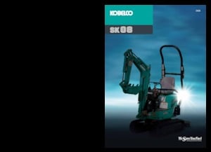 Minikotrók Kobelco SK 08