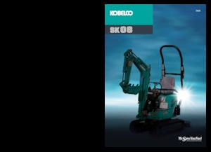 Minikotrók Kobelco SK 08