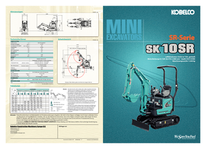 Minikotrók Kobelco SK 10 SR 2