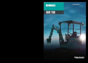 Minikotrók Kobelco SK 16
