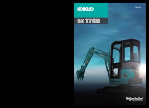 Minikotrók Kobelco SK 17 SR 3E