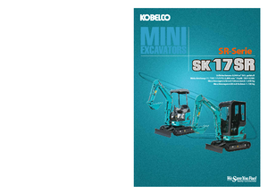 Minikotrók Kobelco SK 17 SR 3
