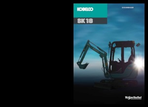 Minikotrók Kobelco SK 18