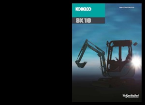 Minikotrók Kobelco SK 18