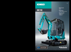 Minikotrók Kobelco SK 19 