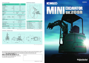 Minikotrók Kobelco SK 20 SR 6
