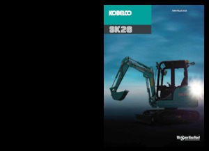 Minikotrók Kobelco SK 26