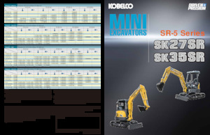Minikotrók Kobelco SK 27 SR 5