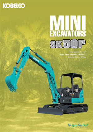 Minikotrók Kobelco SK 50 P 6