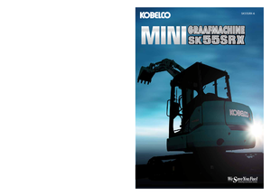 Minikotrók Kobelco SK 55 SRX 6