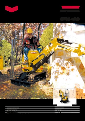 Minikotrók Yanmar SV 08-1 AS